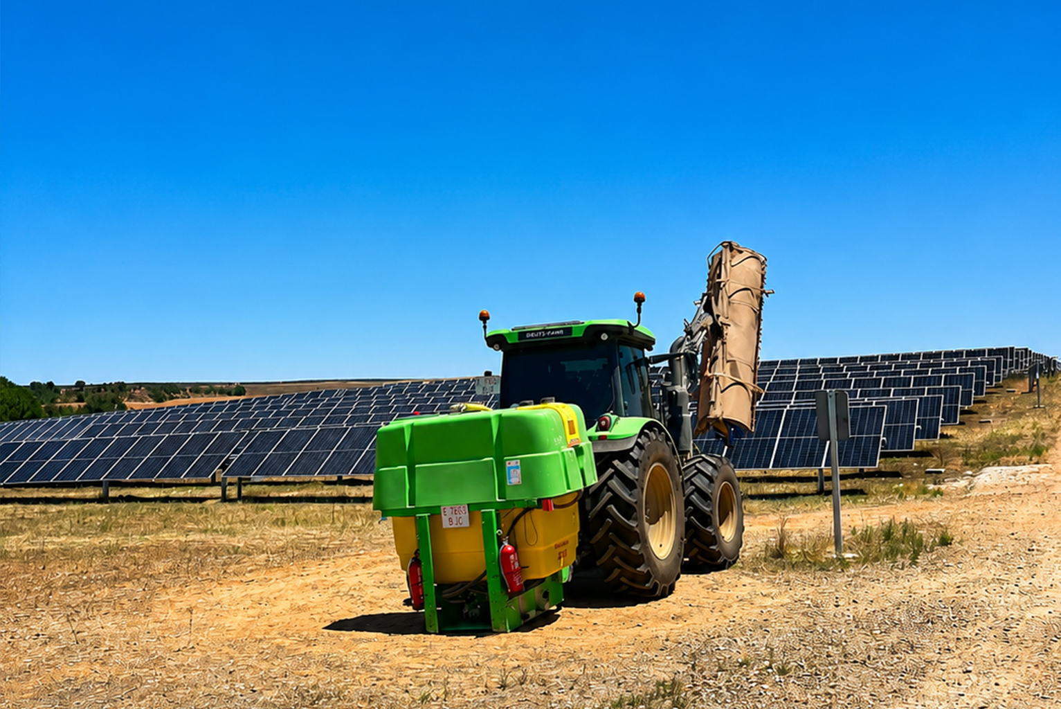 limpieza de plantas fotovoltaicas Zamora y Castilla León. Limpieza de placas solares profesional.